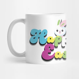 Happy Easter Day Cute Bunny Mug